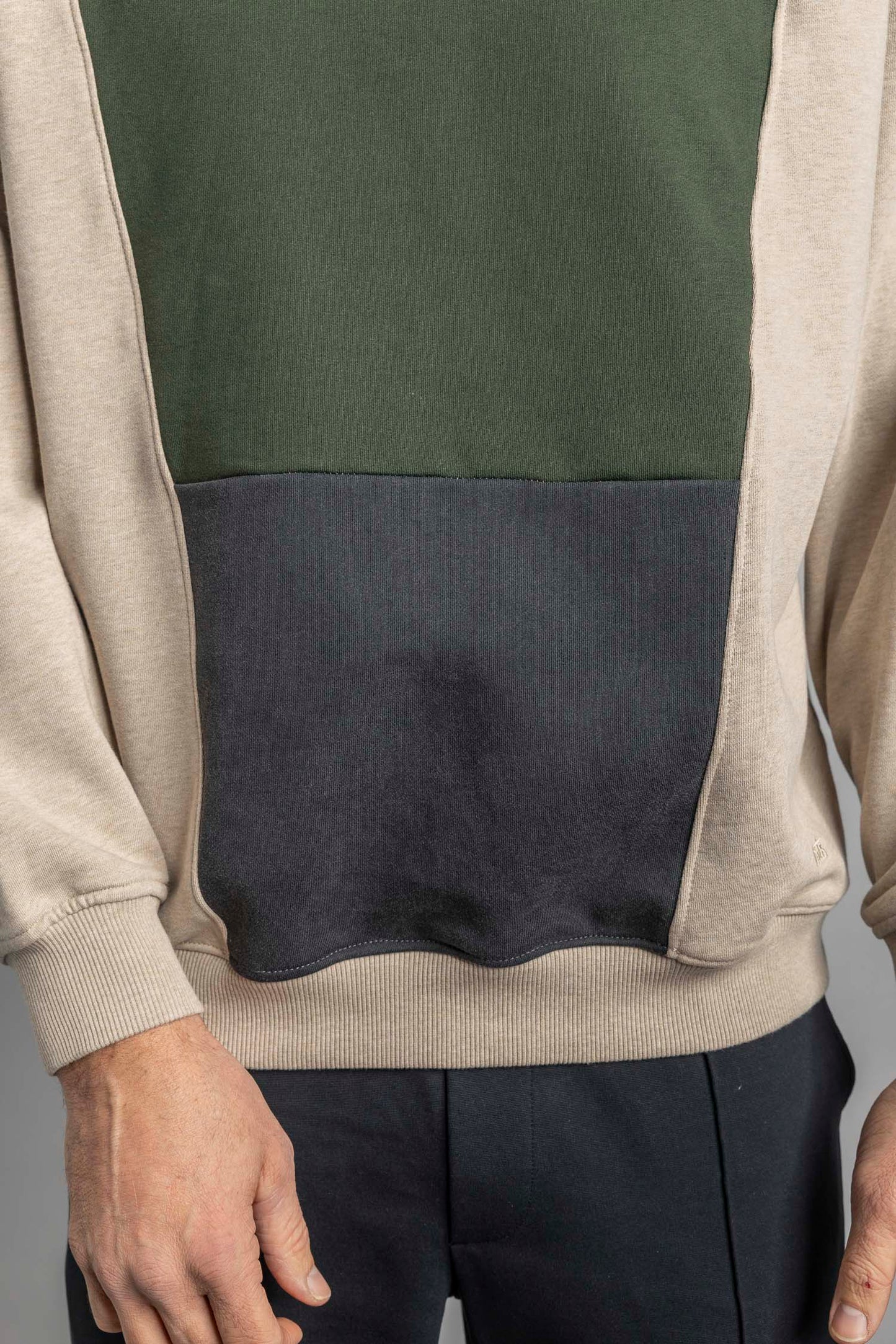 UPCYCLING Patchwork Crewneck