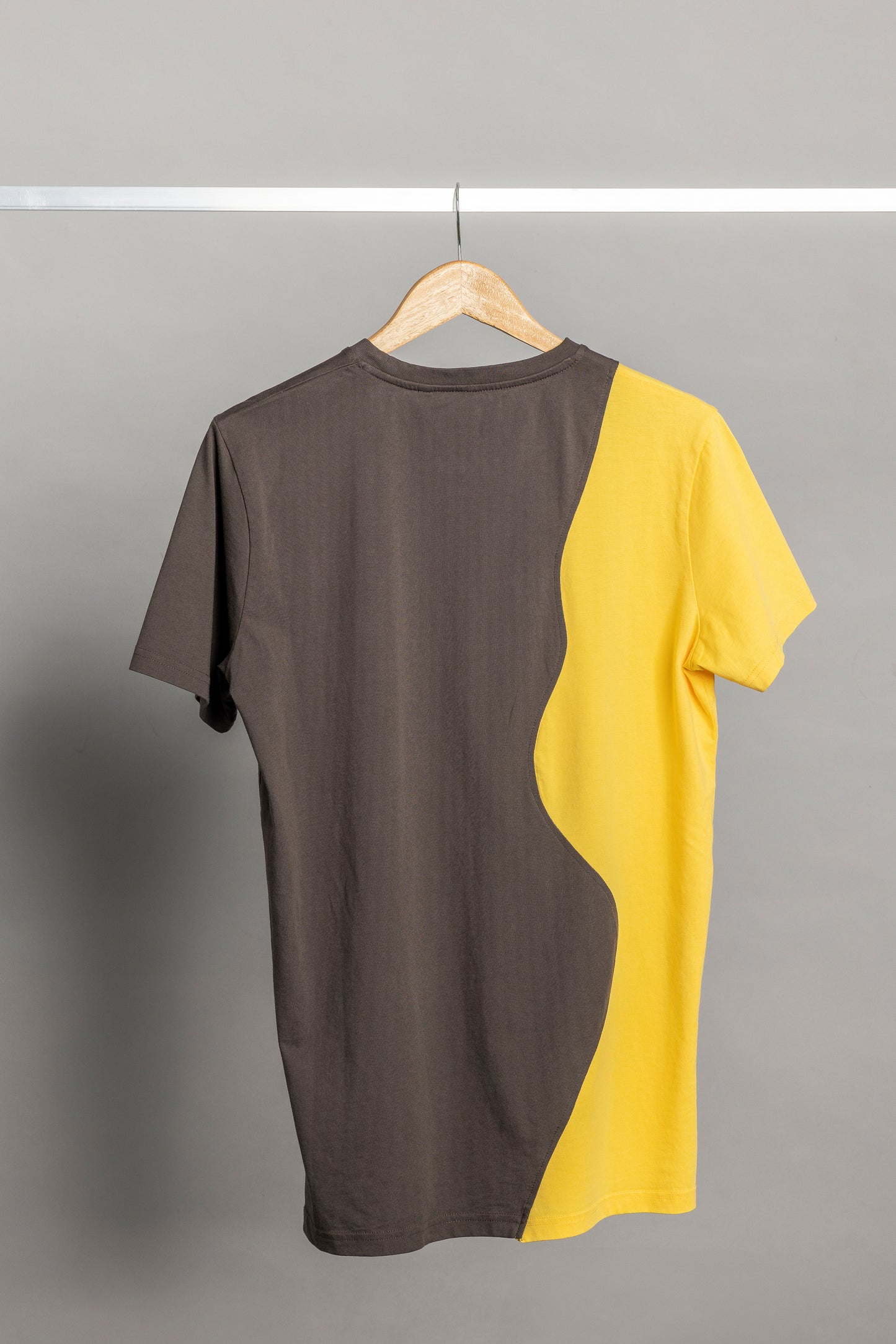 UPCYCLING T-Shirt Yellow & Chestnut