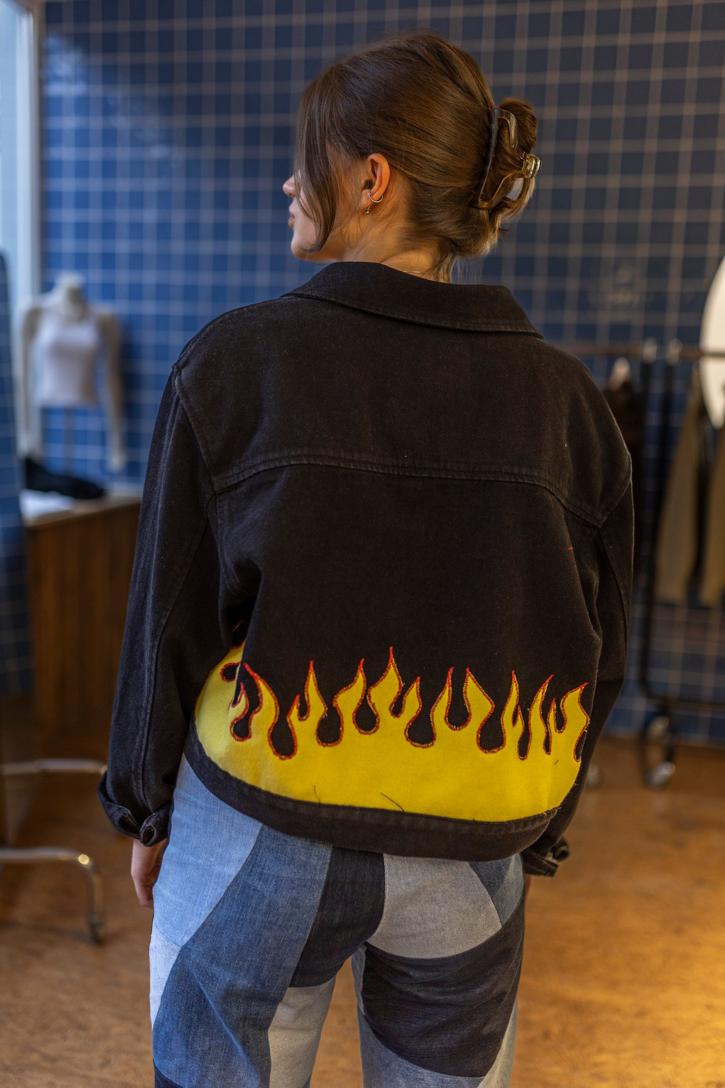 LADIES FLAMES Upcycling Jacket