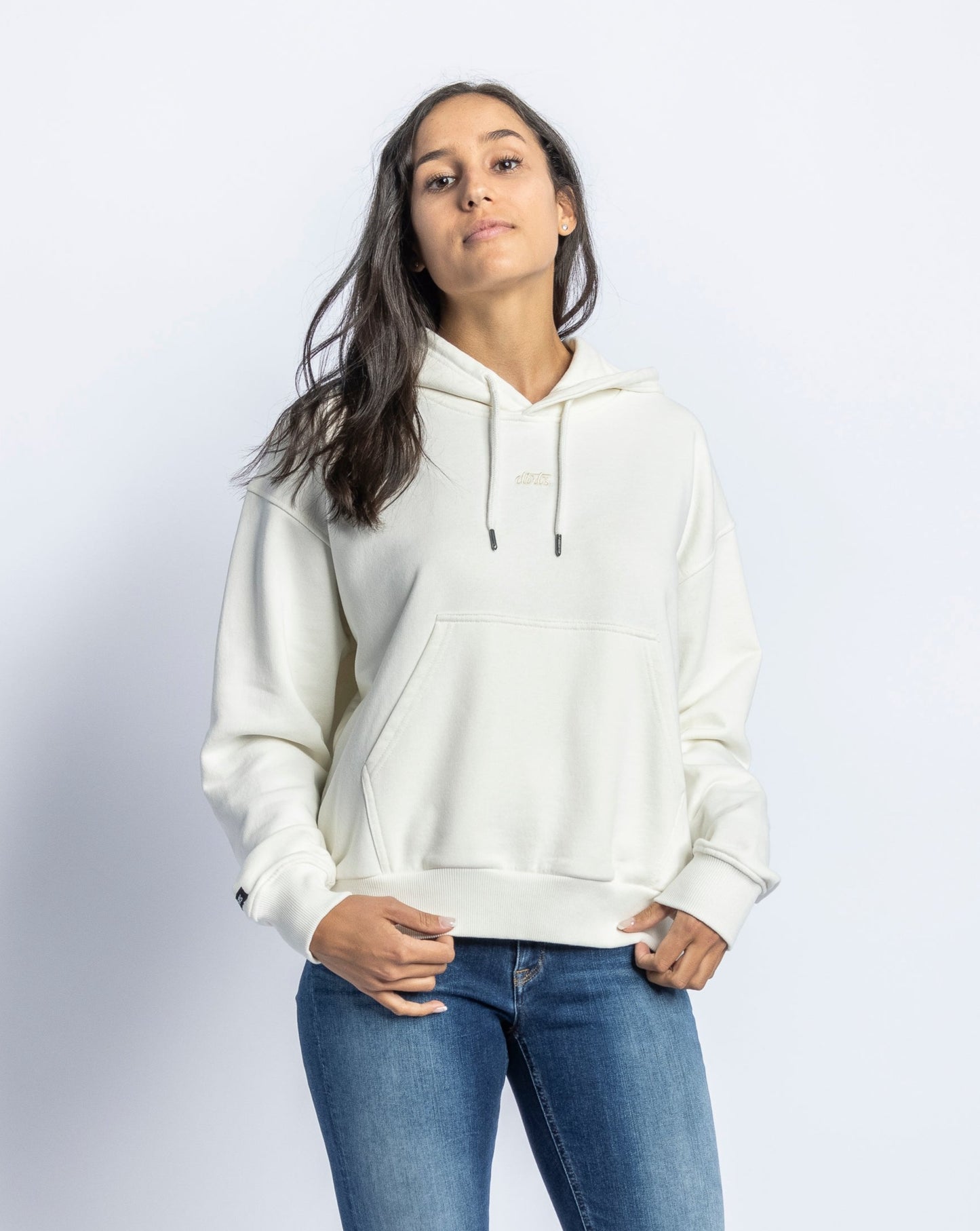 PRE-LOVED Womens Oversized Blank Hoodie, XS