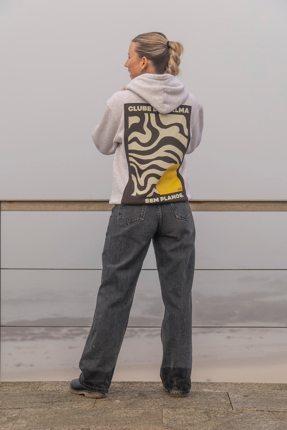 UPCYCLING Oversized Hoodie CLUBE DA CALMA