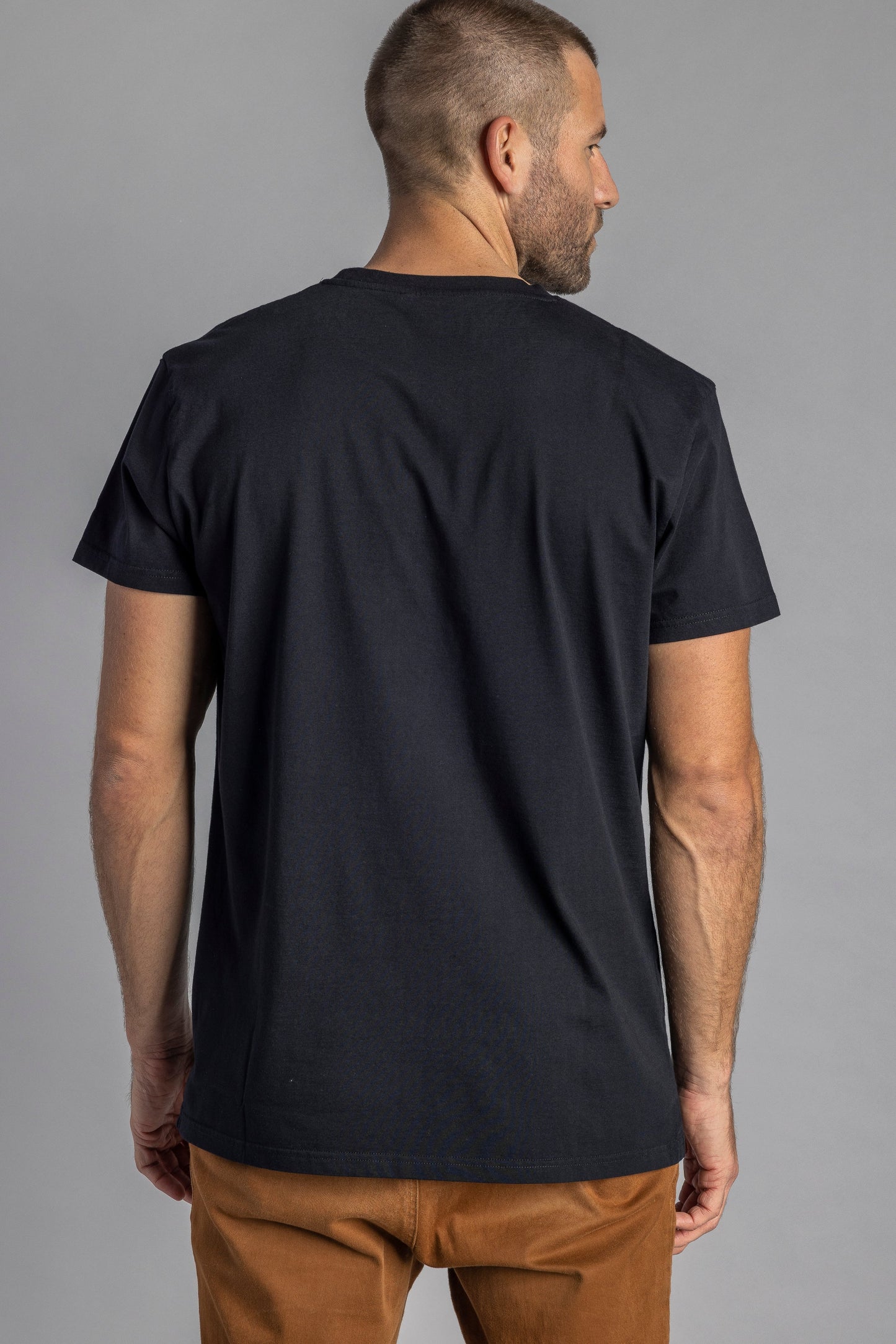 T-shirt vierge premium unisexe, noir (taille XS uniquement)