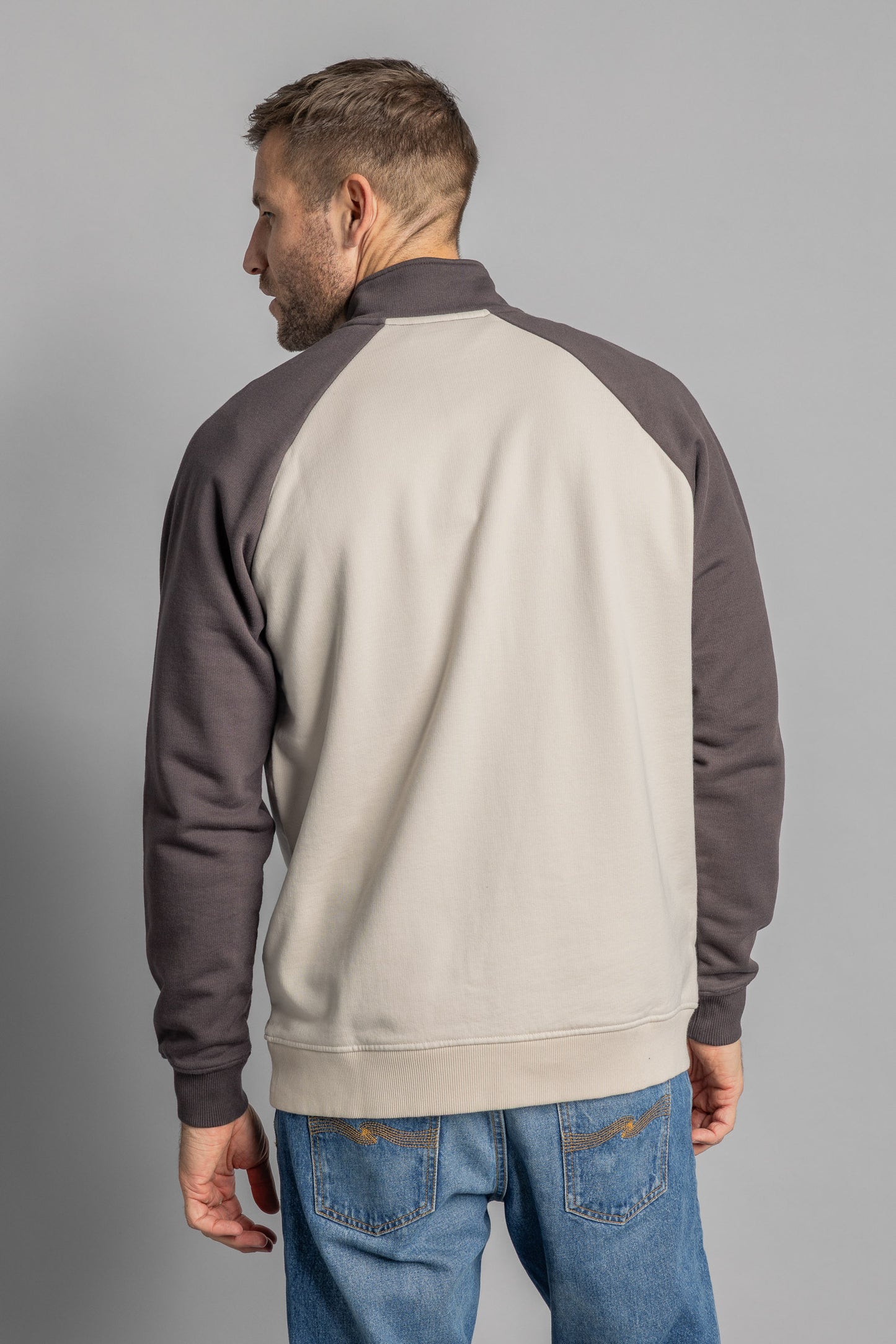 Color Block Quarter Zip