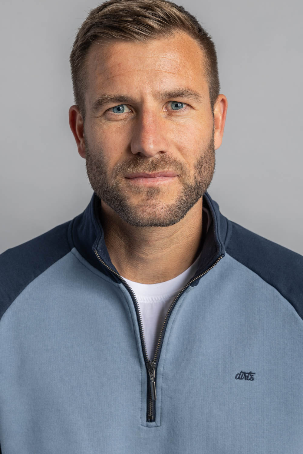 Color Block Quarter Zip