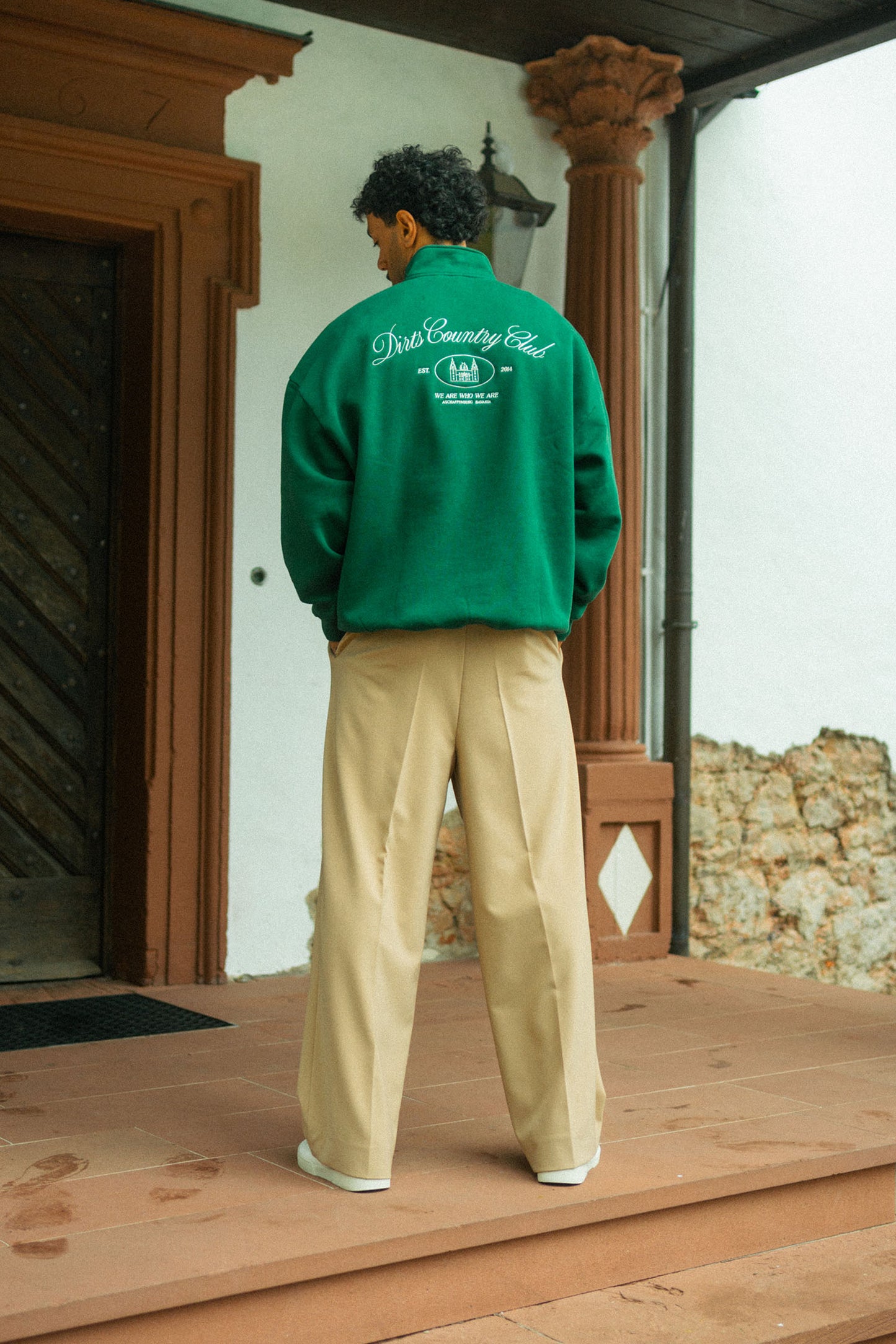 Quarter Zip Sweater Oversized