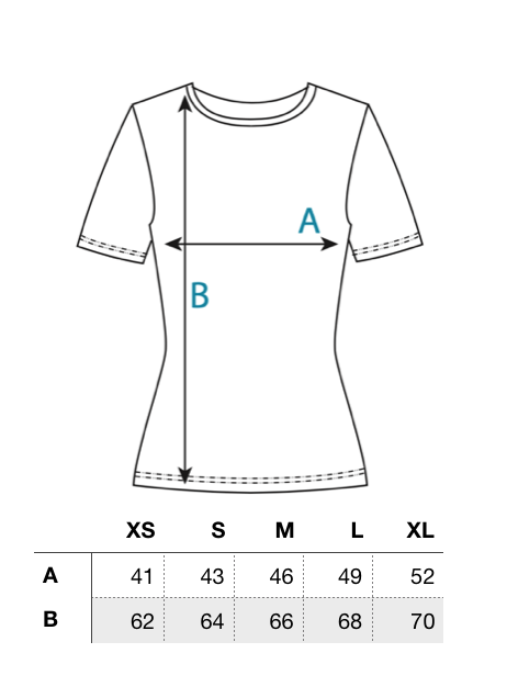 Premium Blank GOTS T-Shirt dames