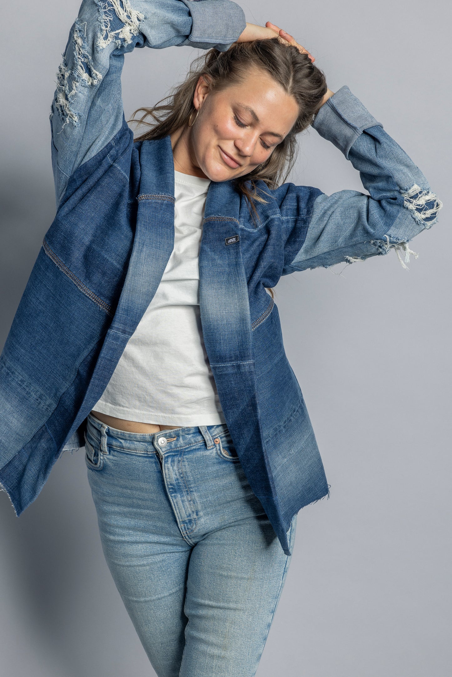 Upcycling Ladies Jeansjacke