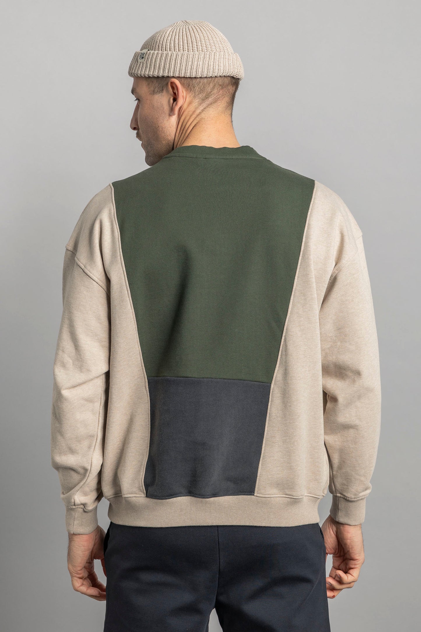 UPCYCLING Patchwork Crewneck