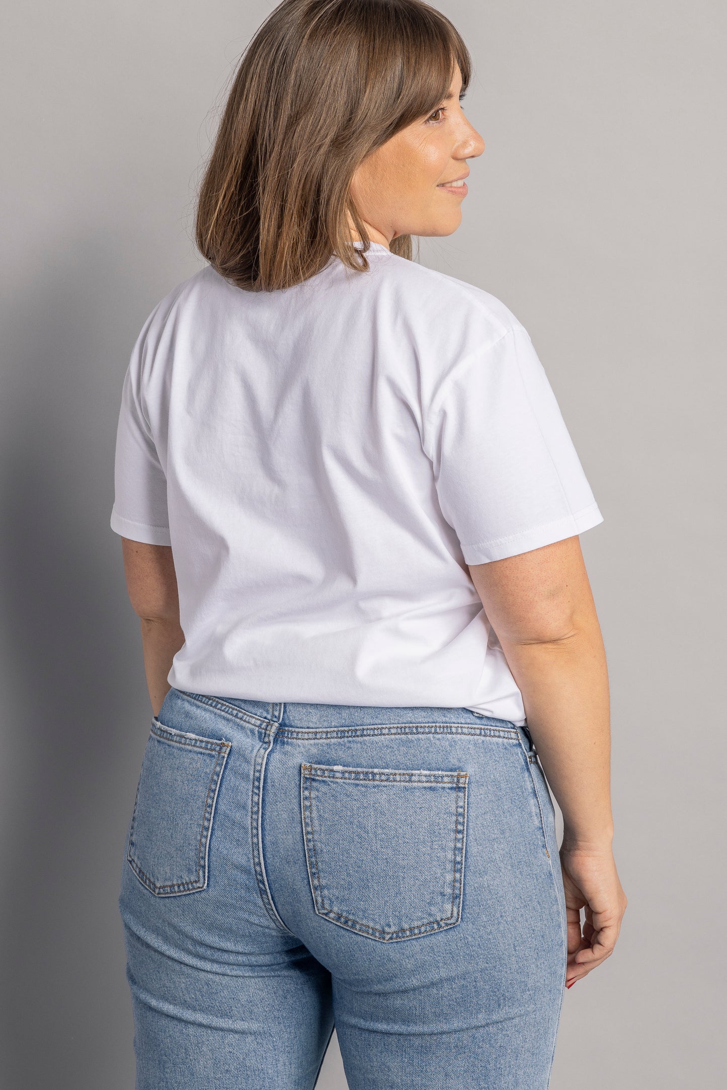 T-shirt vierge premium unisexe, blanc (taille XS uniquement)