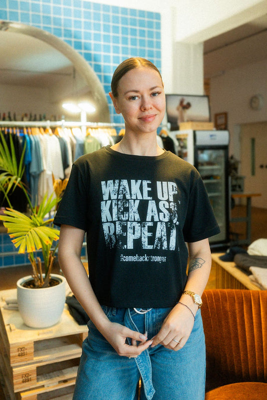 UPCYCLING Cropped T-Shirt CBS
