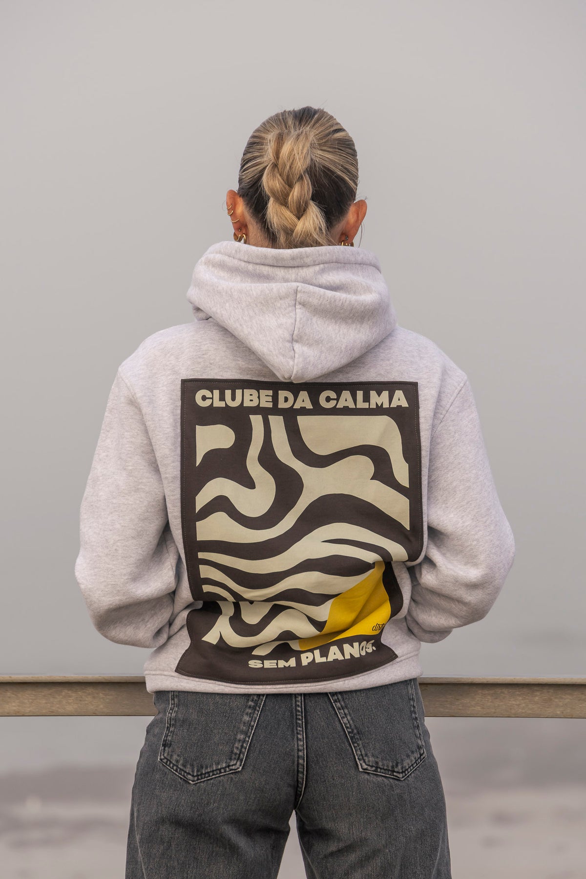 UPCYCLING Oversized Hoodie CLUBE DA CALMA