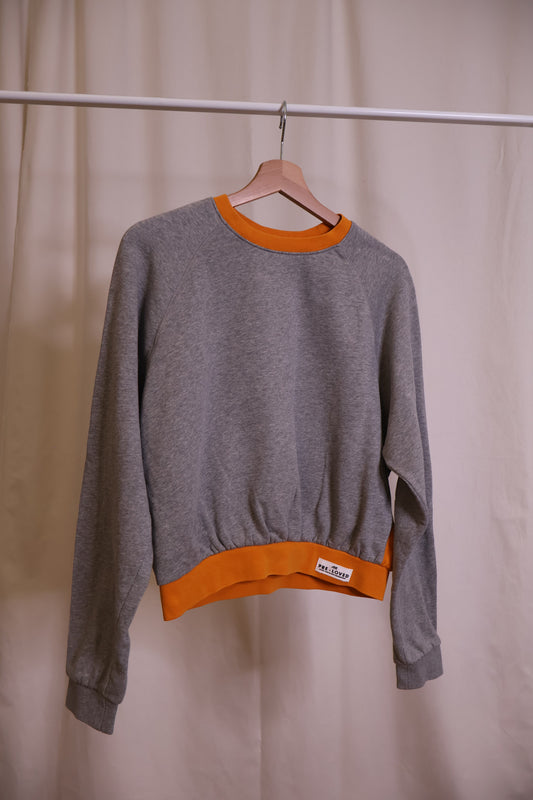 PRE-LOVED x UPCYCLING Cropped Raglan, S/M