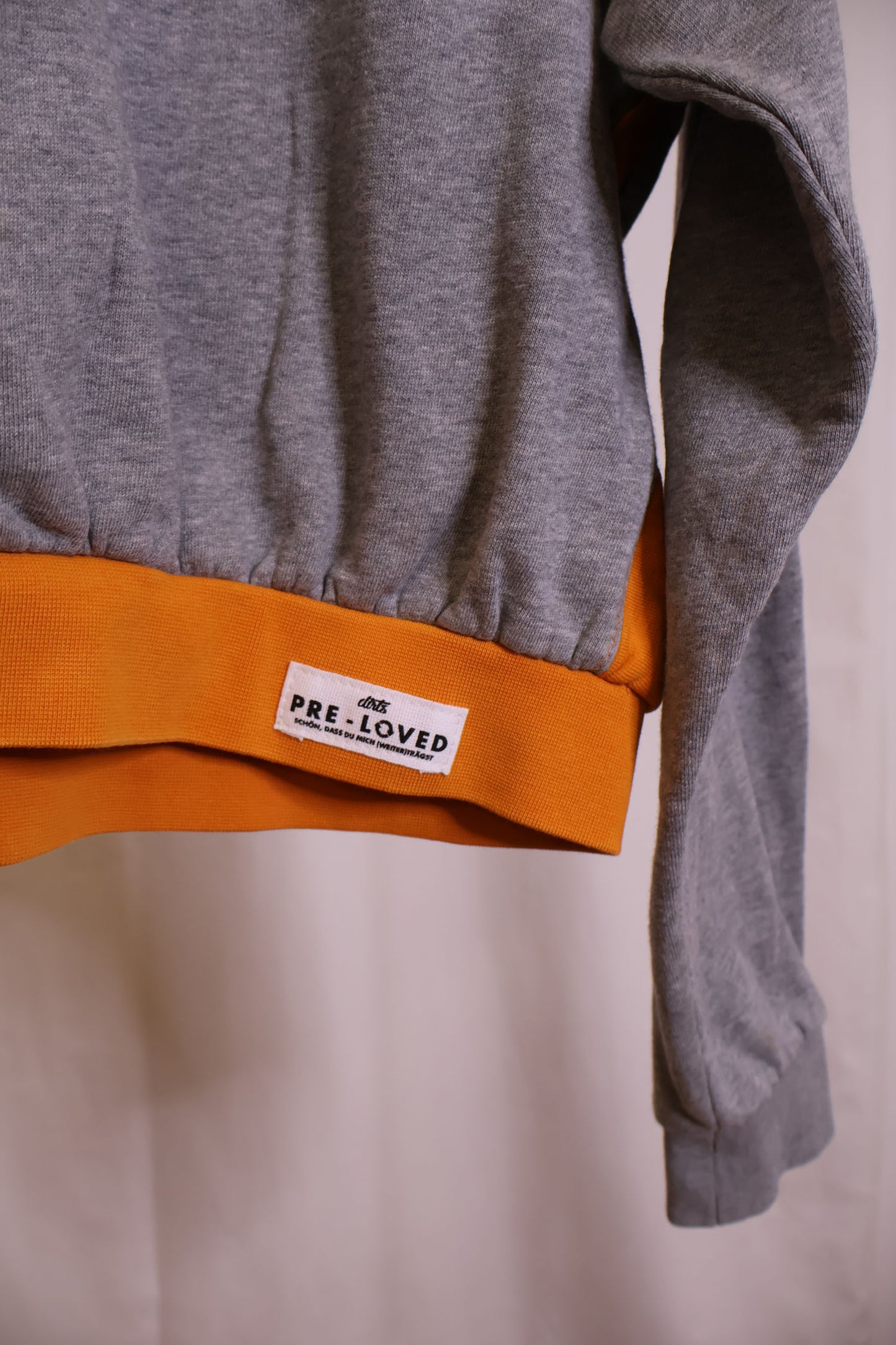 PRE-LOVED x UPCYCLING Cropped Raglan, S/M