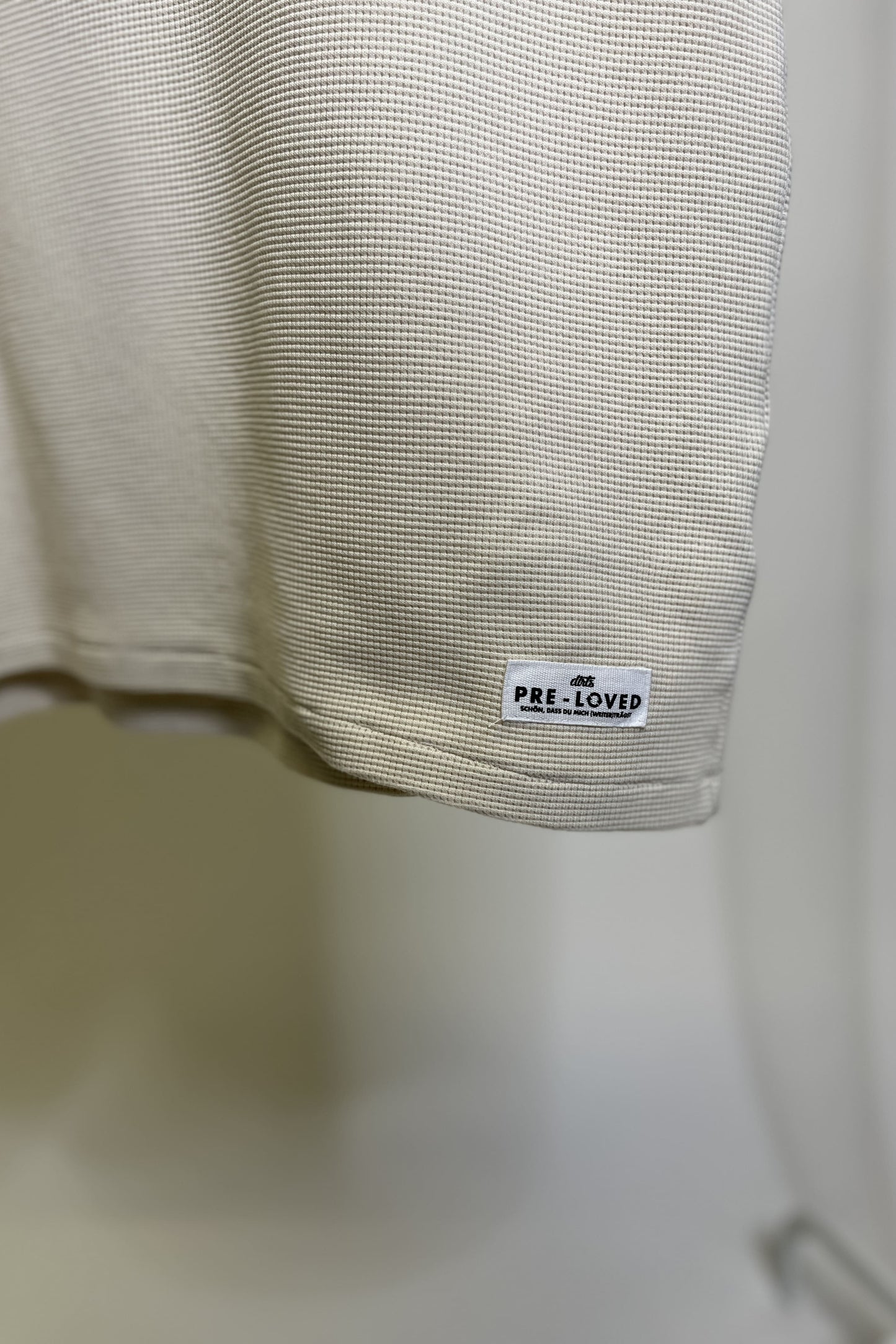 PRE-LOVED Waffle Piqué Poloshirt, XL