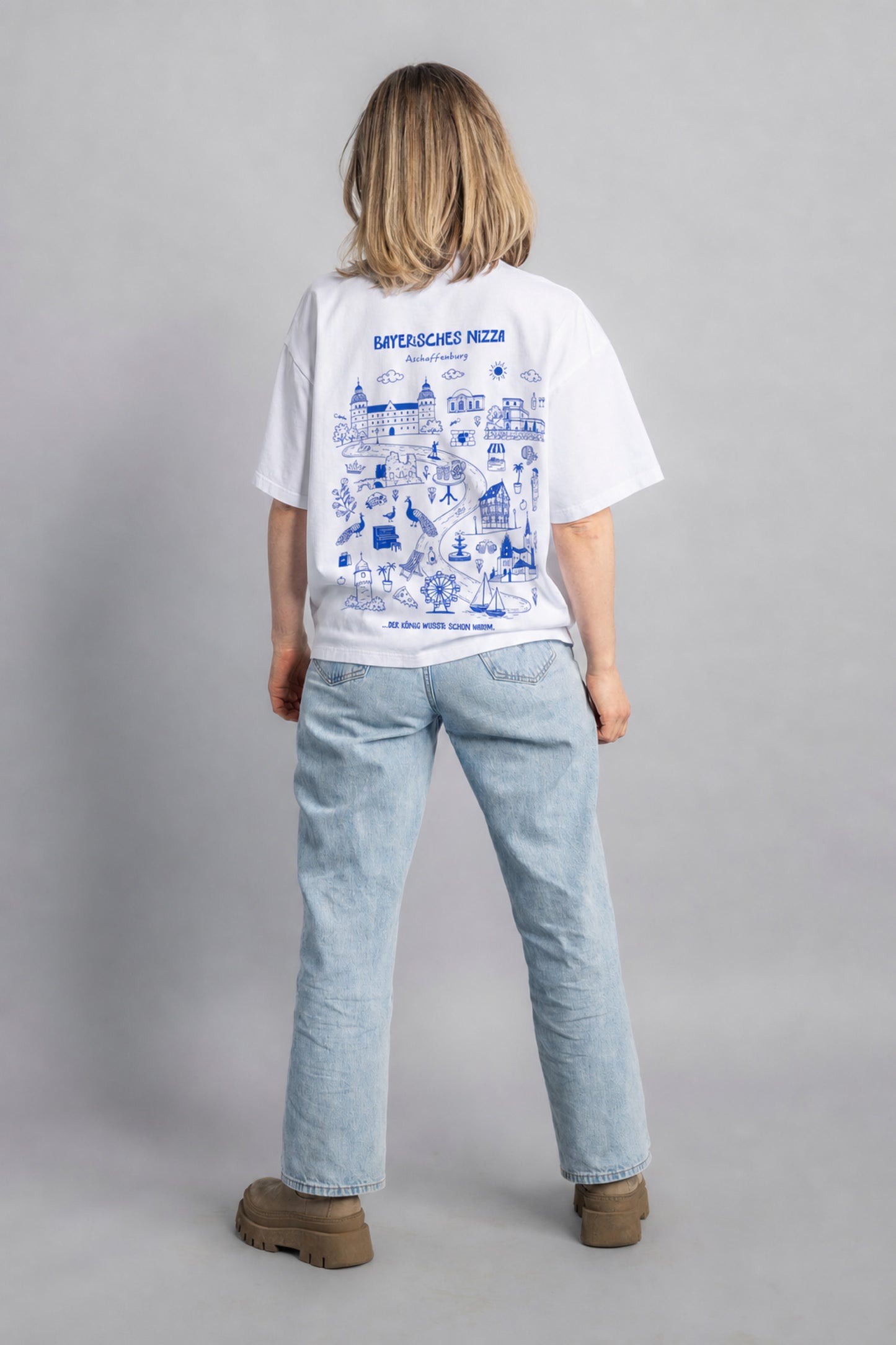 BAYERISCHES NIZZA T-Shirt BOXY