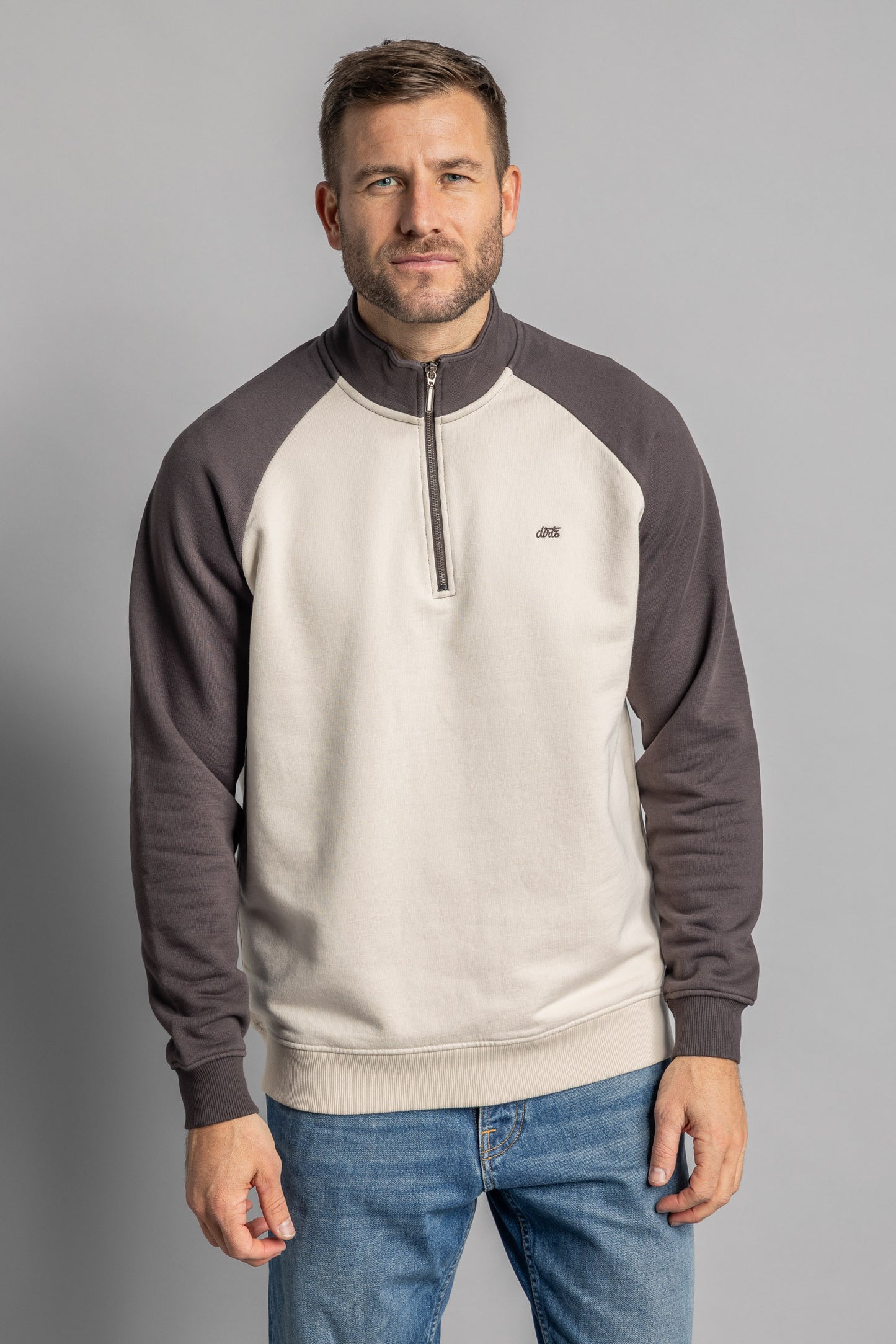 Color Block Quarter Zip
