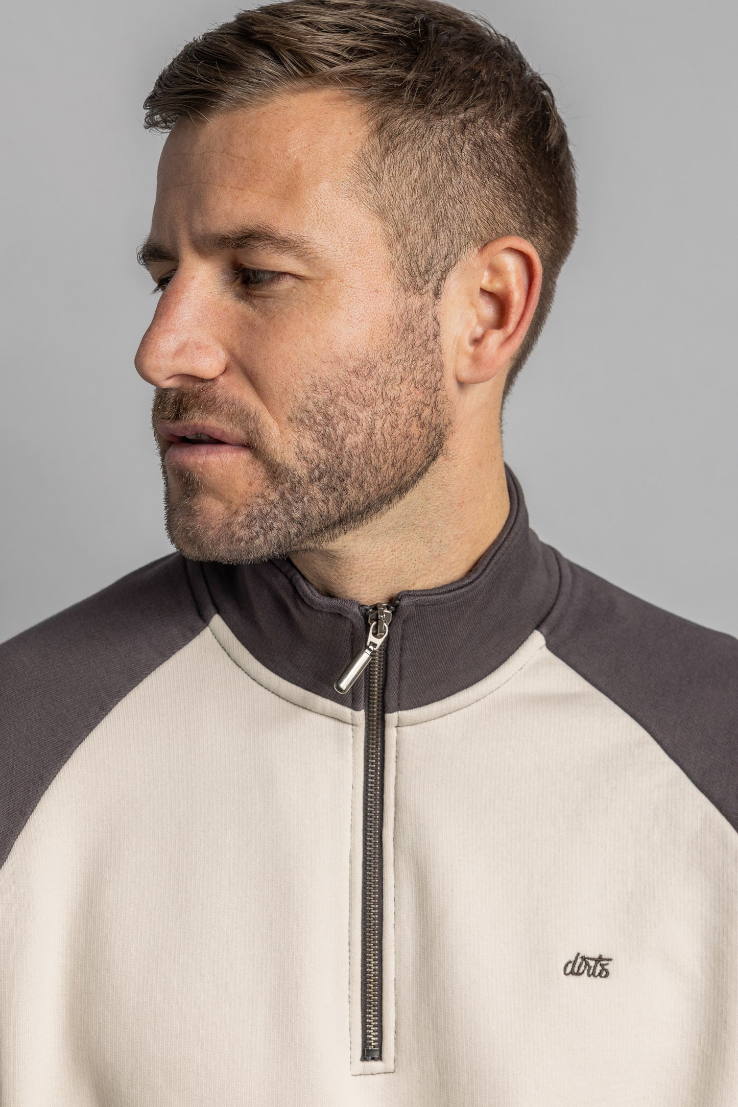 Color Block Quarter Zip