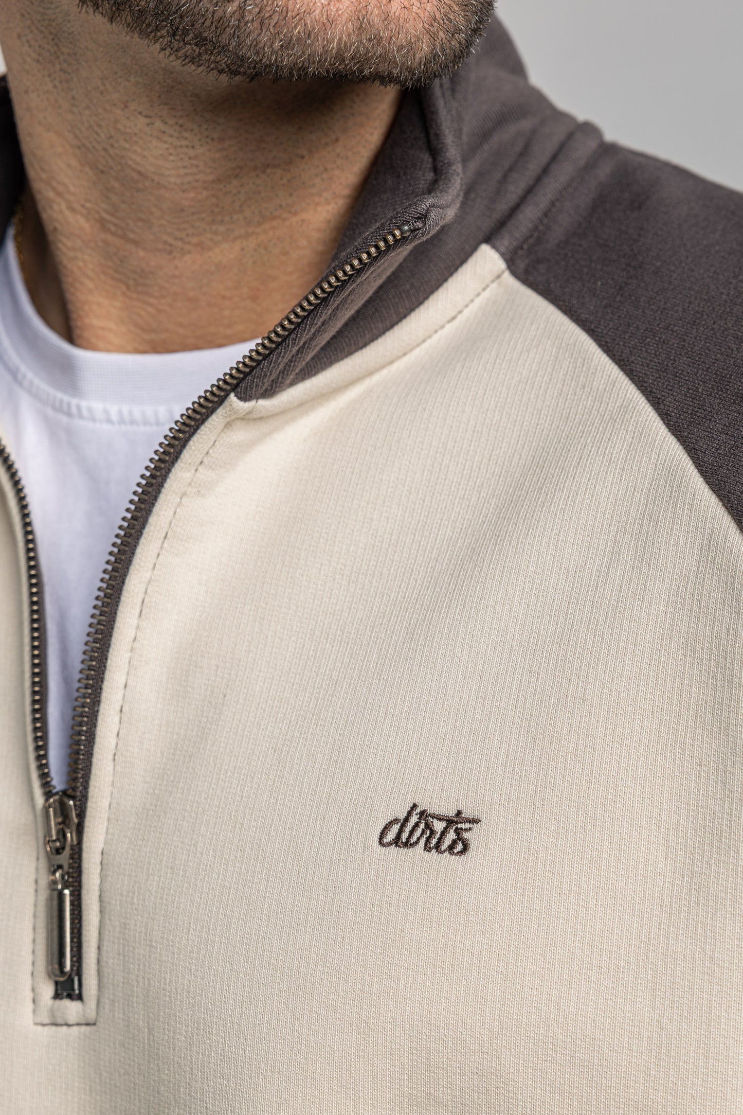 Color Block Quarter Zip