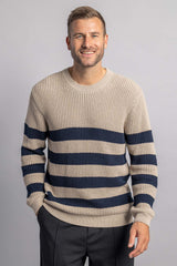 Knit Striped Crewneck