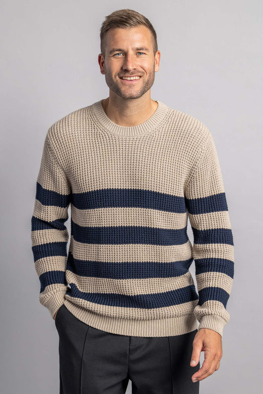 Knit Striped Crewneck