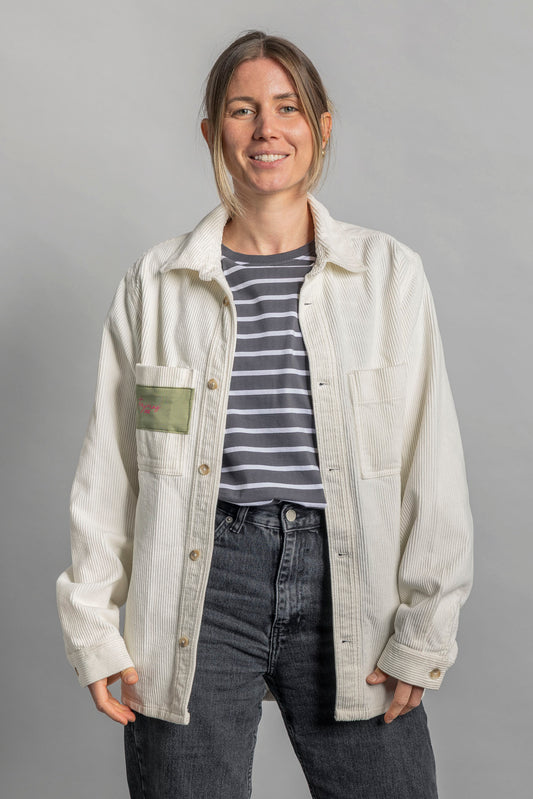 UPCYCLING Cord Overshirt IL FAIT BEAU