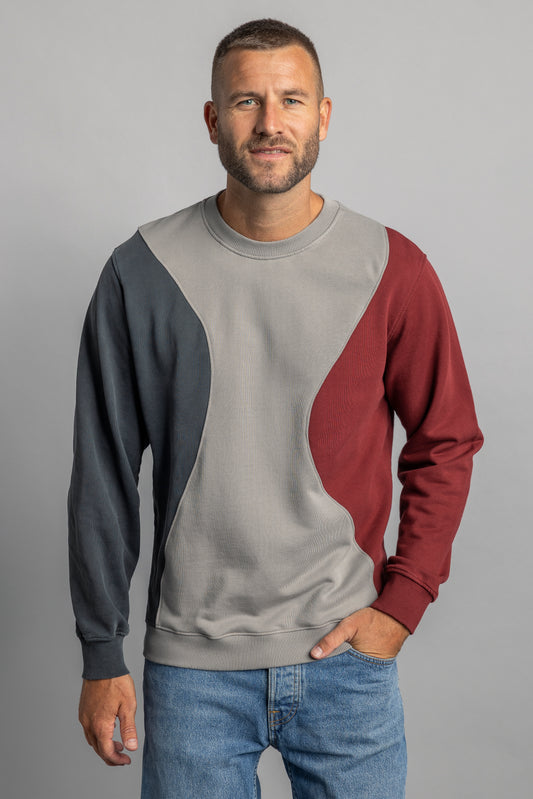 UPCYCLING Patchwork Crewneck