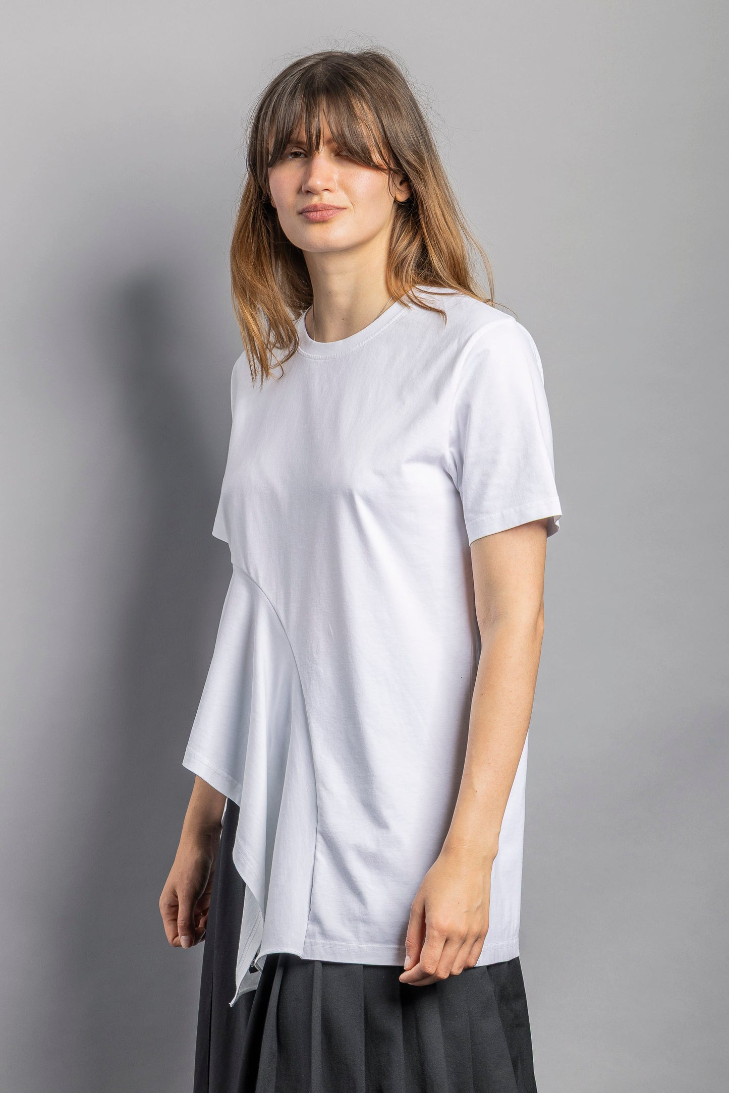 UPCYCLING Volant T-Shirt White