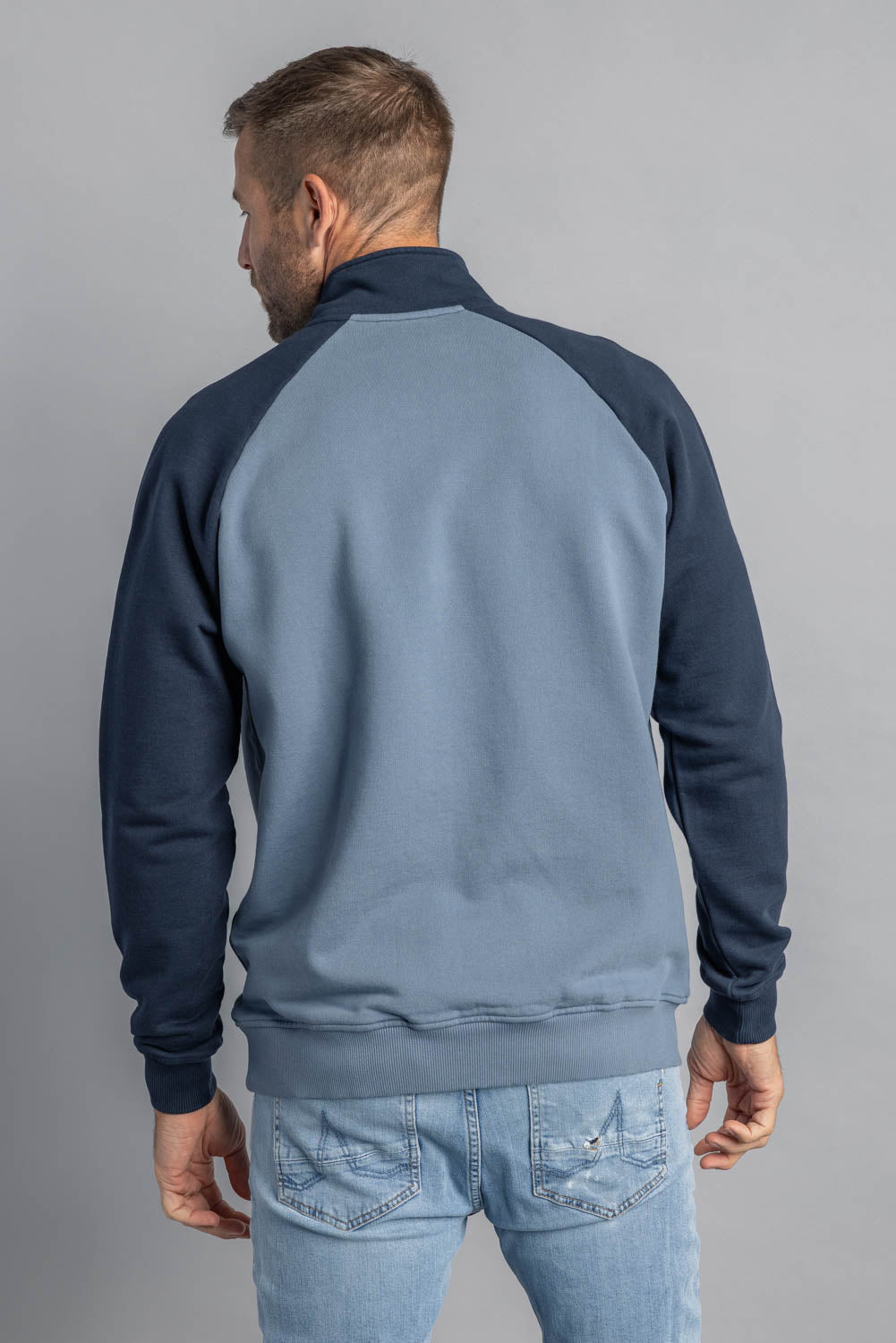 Color Block Quarter Zip
