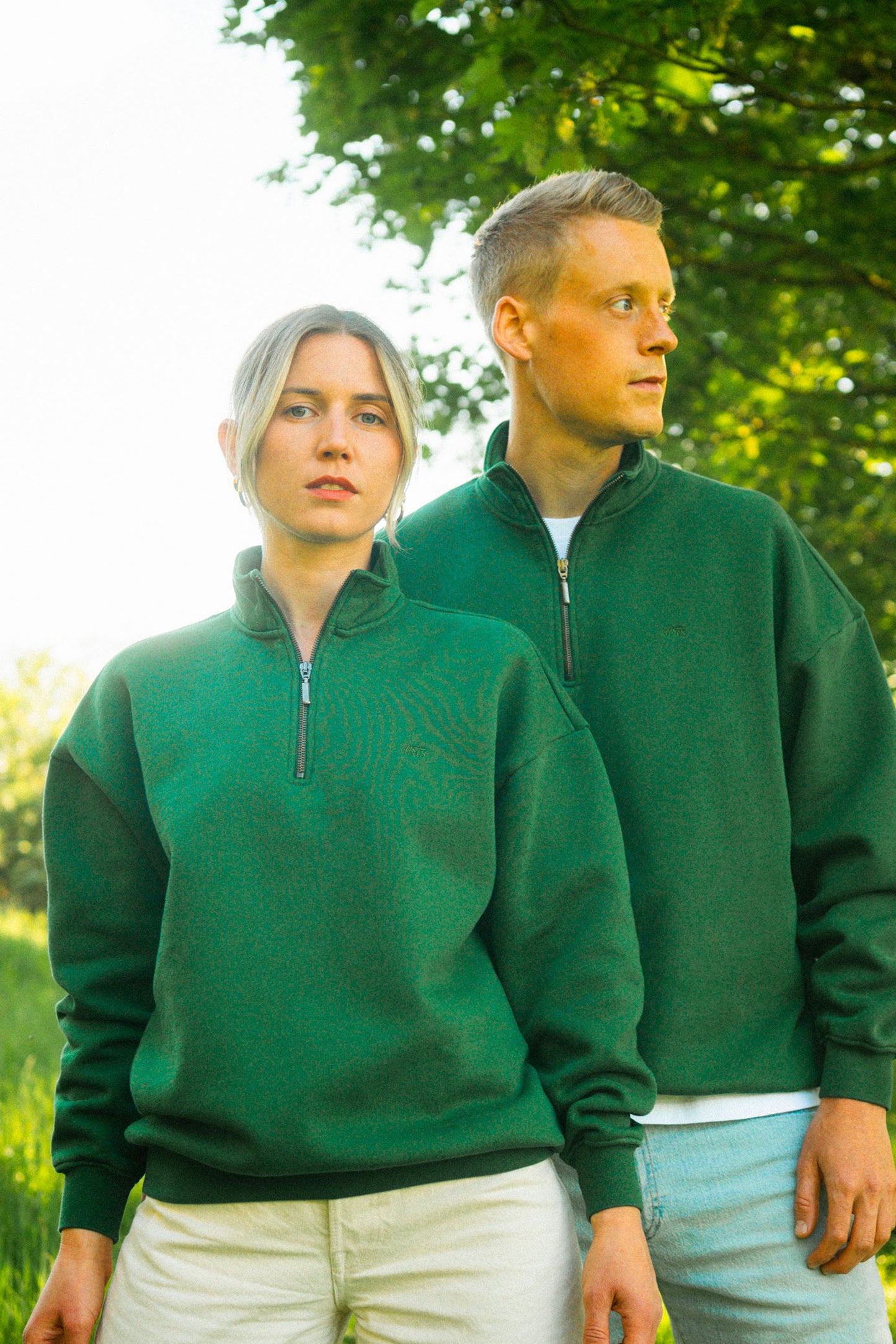 Quarter Zip Sweater Oversized