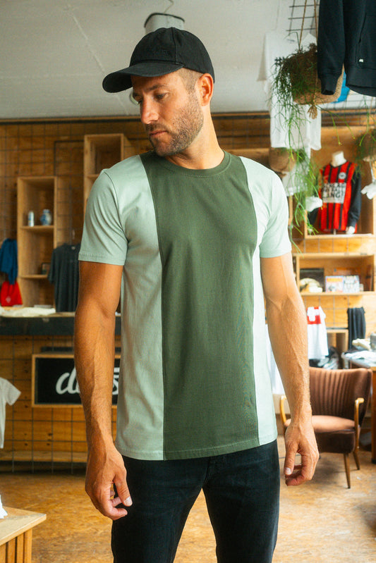 UPCYCLING Two-Tone T-Shirt
