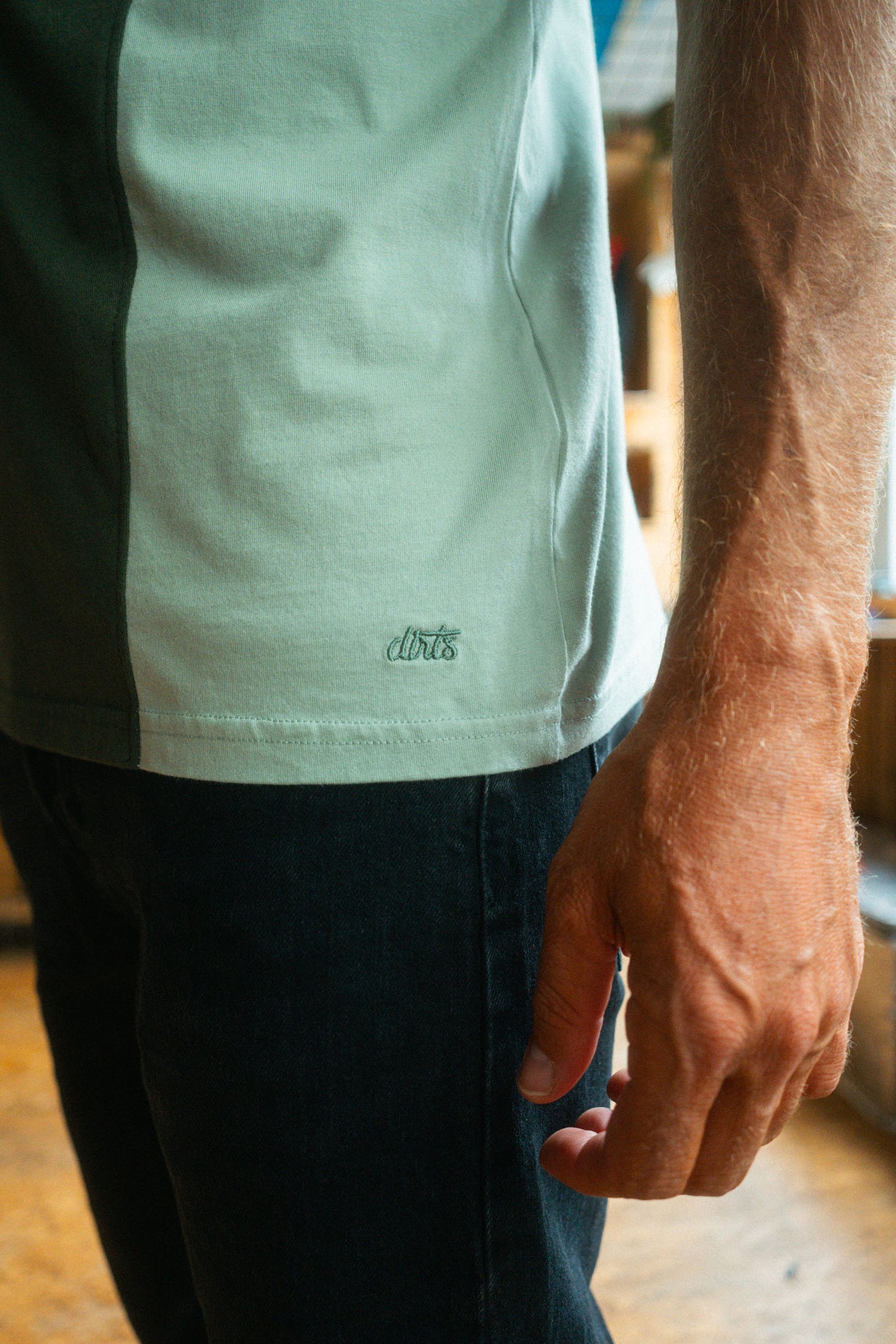 UPCYCLING Two-Tone T-Shirt