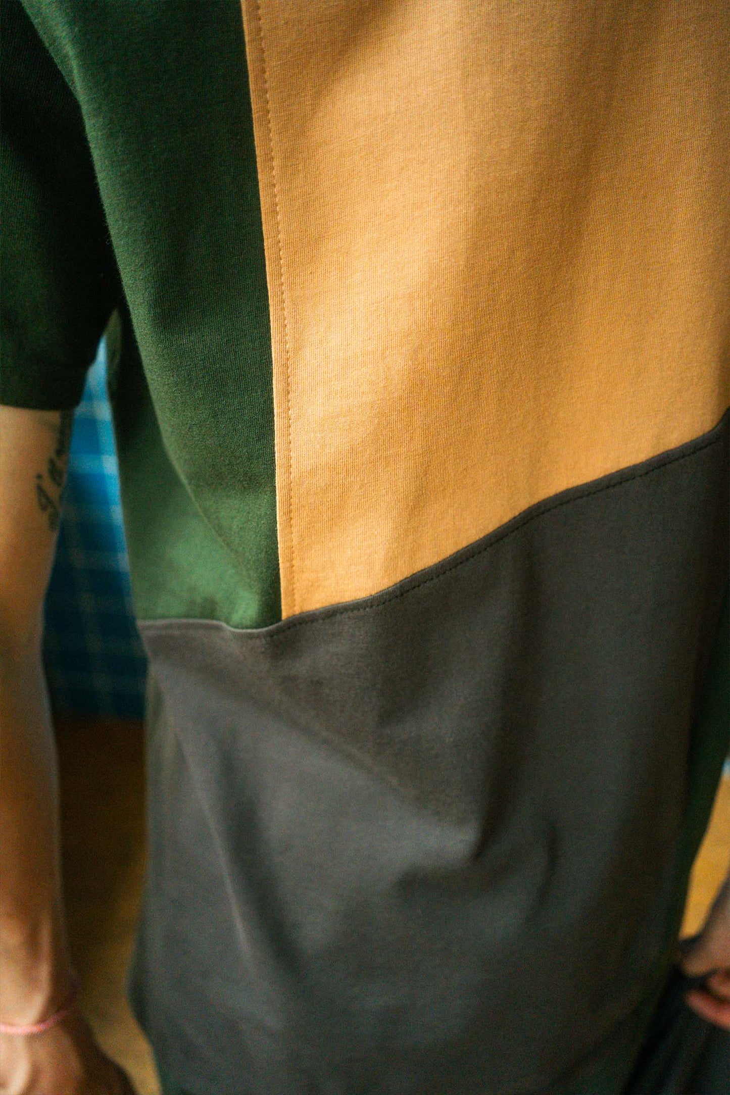 UPCYCLING Patchwork T-Shirt, L