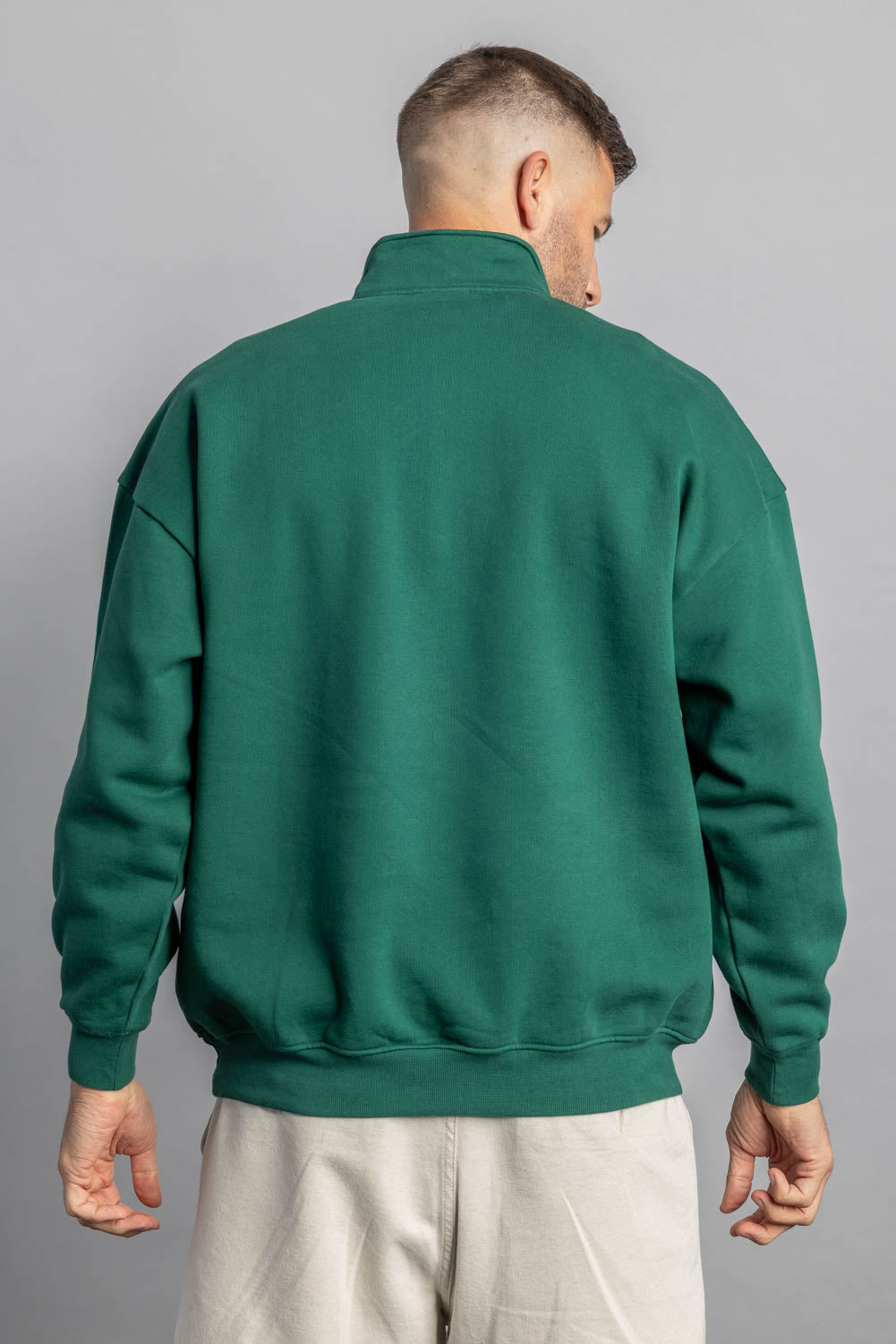 Quarter Zip Sweater Oversized