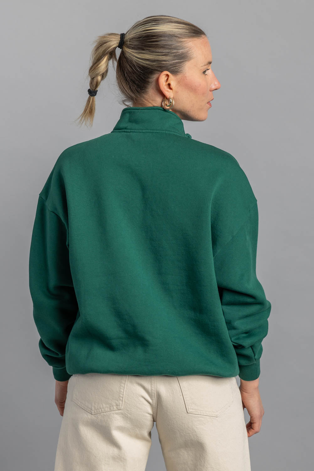 Quarter Zip Sweater Oversized