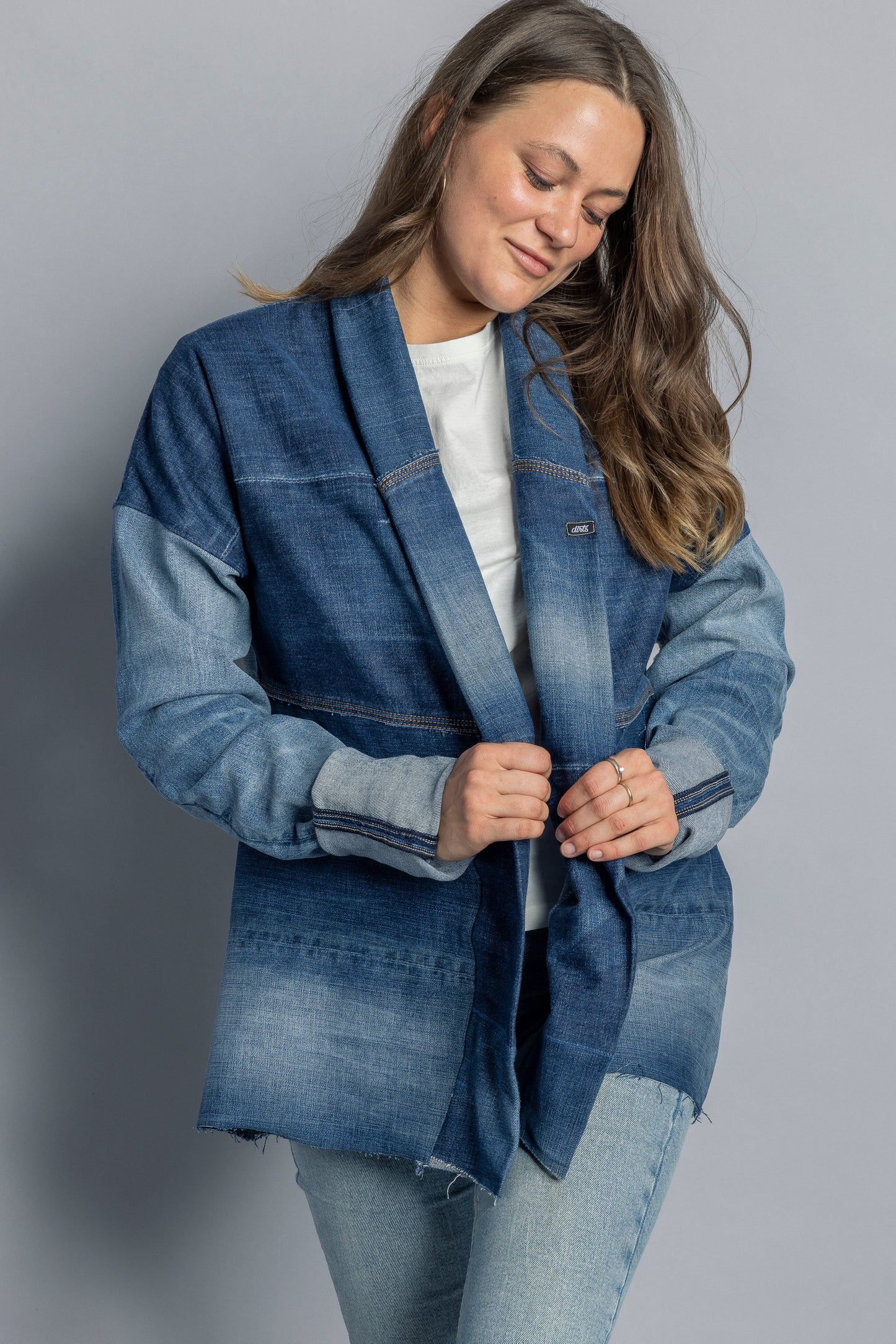Upcycling Ladies Jeansjacke